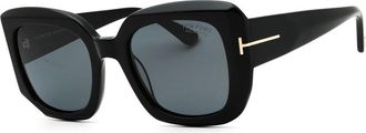 Tom Ford Womens Carla 52mm Polarized Sunglasses