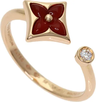 Louis Vuitton Pink Gold (18K) Band Ring (Pre-Owned)