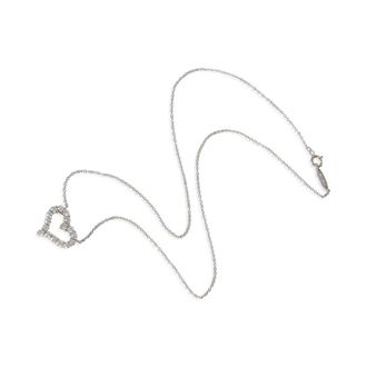 Tiffany & Co. Pre-Owned Tiffany & Co. Platinum Diamond Heart Pendant