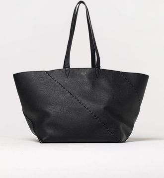 Fendi Borsa Diagonal Shopping Large Selleria Fendi in pelle a grana