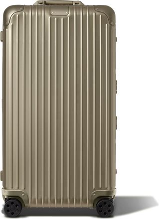 Rimowa Original Trunk Plus Suitcase in Titanium - Aluminium - 80x44x37