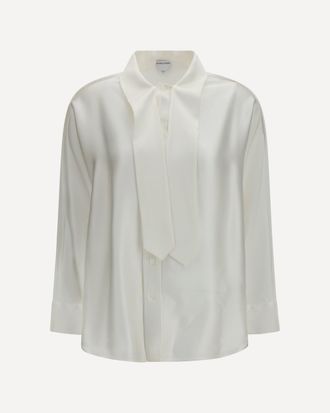 Bottega Veneta Oversized fluid silk satin Shirt Female 40