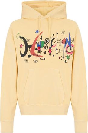 Moschino Hoodies & sweatvesten, Heren, Roze, S, Katoen, Graphic Hoodie