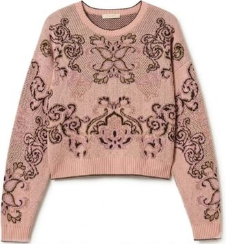 Twinset Donna, Maglie, Arancione, M, new