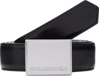 Karl Lagerfeld K/Forever H2.5 Riem - Dames - Riemen - Zwart - 65 CM - Leer - Accessoires