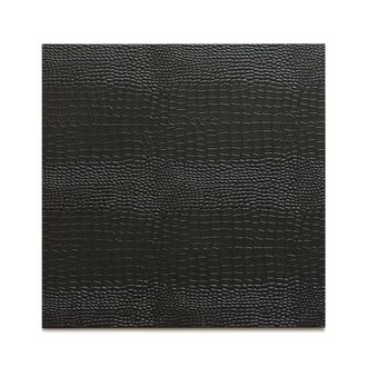 Posh Trading Company Set of Two Placemats - Faux Python Black