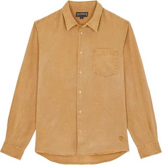 Vilebrequin Camicia in lino - Marrone