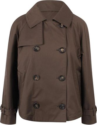 Max Mara Waterproof short trench coat
