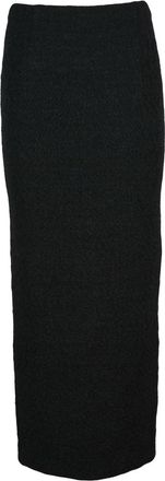 Alberta Ferretti Fitted Midi Skirt With Boucl&eacute; Texture And Elastic Waistband