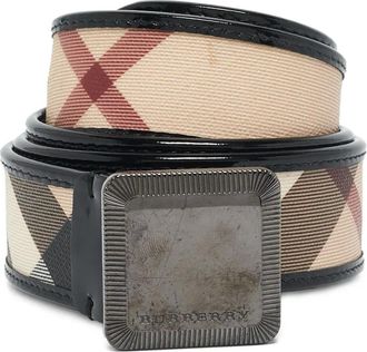 Burberry Cintura a quadri - Beige