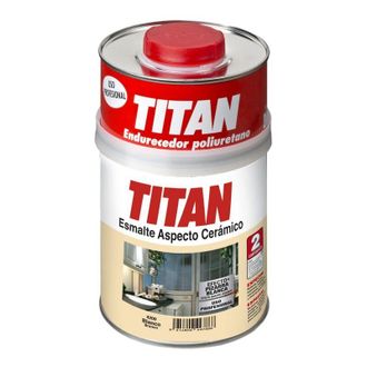 Titan Esmalte Aspecto Ceramico Blanco. Bri. 750ml Marca Titan Lux