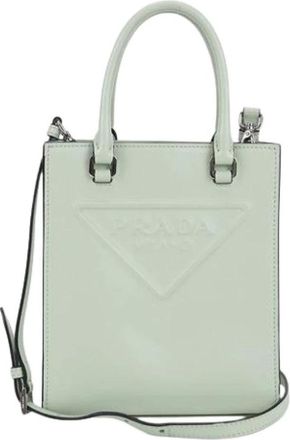 Prada Pre-owned Mini Bags, female, Green, Size: ONE SIZE Pre-owned Vintage Mini Handbag