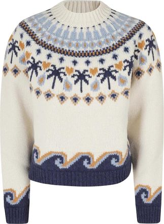 Alanui Maglione Dolce Invernale - - Knitwear - Donna - Beige - M