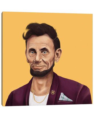 iCanvas Abraham Lincoln By Amit Shimoni Wall Art