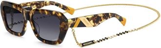 Missoni Authentieke Stijlvolle Brillen met Topkwaliteit - unisex - Zonnebrillen - Geel - 55 MM - Accessoires