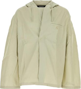 Jacquemus La Blouse Marino - Heren - Zomerjassen - Groen - XL - Katoen - Jassen