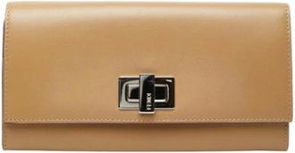 Fendi Pre-owned Wallets, female, Brown, Size: ONE SIZE Pre-owned Vintage Coin Purse