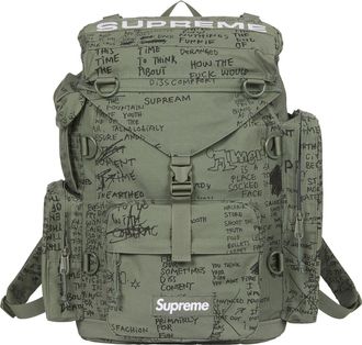 SUPREME Field Backpack Olive Green Black SUP-SS23-1091