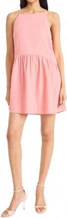 Donna Morgan Square-Neck Sleeveless Mini Dress In Apricot