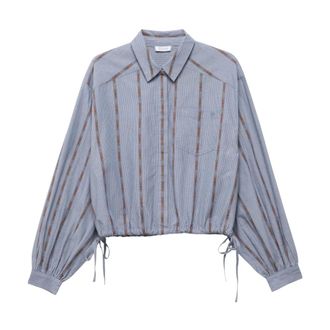 Alchemist Overhemden, Dames, Blauw, XL, Katoen, Fay Blouse