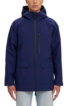 Noize Oliver Water Resistant Hooded Jacket in Bellweather Blue at Nordstrom Rack, Size Large