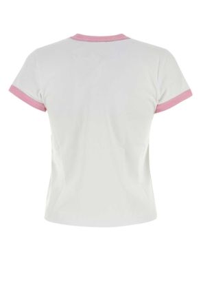 Alexander Wang Alexander Wang Womens White Cotton T-shirt - Size X-Small