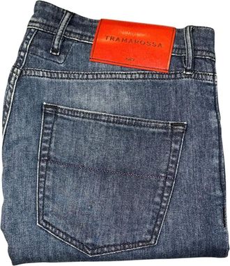 Sartoria Tramarossa Denim shorts met lus detail - Blauw