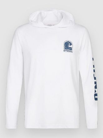 O'Neill Upf Felpa con Cappuccio bianco