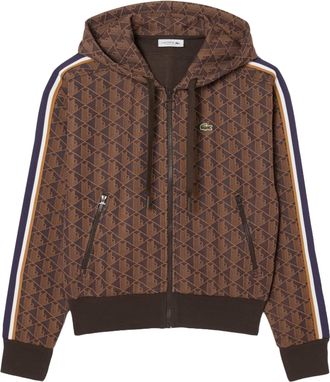 Lacoste Jacquard Monogram Hoodie