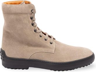 Tod's Winter Gommino Ankle Boots In Suede