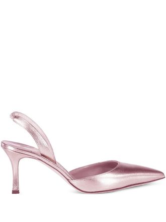 Manolo Blahnik 70mm Carolyne pumps - Argento
