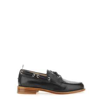 Thom Browne Heren, Schoenen, Zwart, Maat: 42 1/2 EU Leer