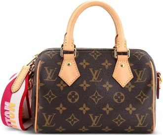 Louis Vuitton Speedy Bandouliere Bag Monogram Canvas 20 crossbody bag - Bruin
