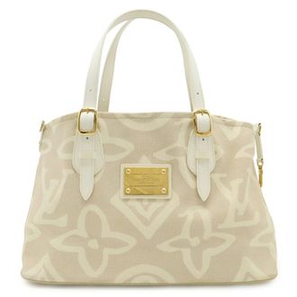 Louis Vuitton Sable Canvas Leather Shoulder Bag Tote Bag (Pre-Owned)