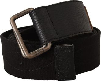 Costume National Ducati Metalen Gesp Riem - unisex - Riemen - Zwart - ONE Size - Katoen - Accessoires