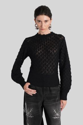 Blumarine Knitwear In Black Polyamide