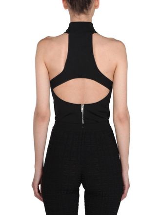 Givenchy Ribbed Viscose Tank Top - Black