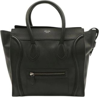 Celine Pre-owned Borsa Mini Shopper in Pelle di Vitello - - Pre-owned - Donna - Nero - ONE SIZE