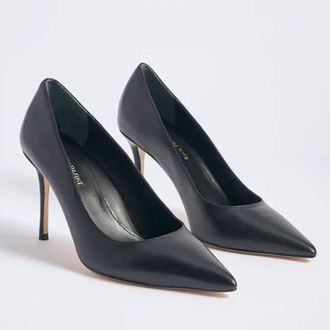 Marion Parke Womens Classic Pumps In Black Nappa