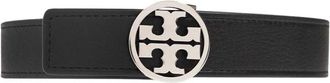 Tory Burch Reversible Riem - Dames - Riemen - Zwart - M - Leer - Accessoires