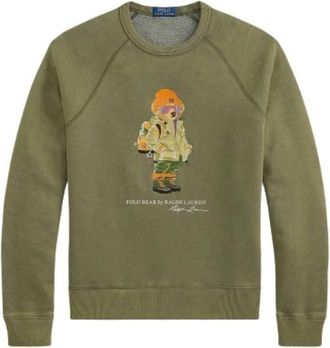 Polo Ralph Lauren Polo Bear Fleece Sweatshirt - Heren - Sweatshirts - Groen - L - Katoen - Hoodies & sweatvesten