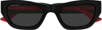 Gucci Sunglasses, unisex, Multicolor, Size: 52 MM New Pop Web Cat-eye Sunglasses