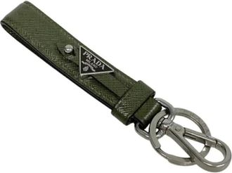 Prada unisex, Pre-owned, Groen, Maat: ONE Size Leer