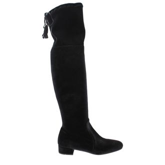 Prada Black Velvet Over The Womens Knee