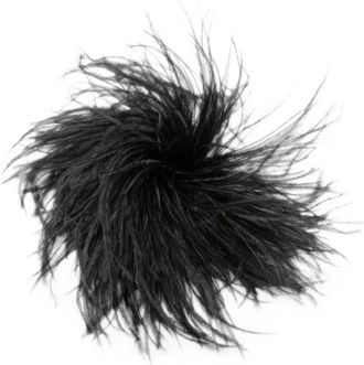 Gianluca Capannolo Veer-versierde broche - Dames - Broches - Zwart - ONE Size - Accessoires