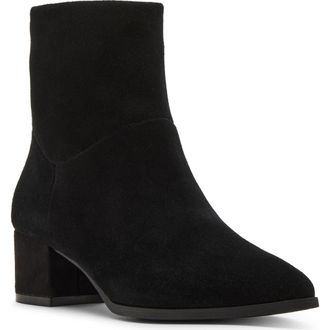 Blondo Arena Pointed Toe Waterproof Bootie in Black Suede at Nordstrom Rack, Size 8.5