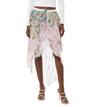 Diesel Multicolor Calf Length Skirt
