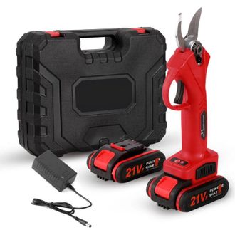OEM Tijeras De Podar El&eacute;ctricas Inal&aacute;mbricas, Tijeras De Podar El&eacute;ctricas Profesionales De 30 Mm Con 2 Bater&iacute;as De 2,0 Ah, Hoja Afilada Sk5, Tijeras De Po