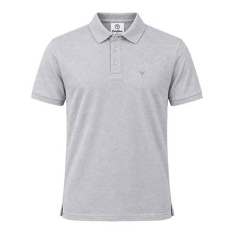 Carlo Colucci Polo Carlos Classic - Tops - Hombre - Gris - 2XL