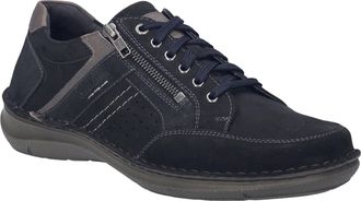 Josef Seibel Schn&uuml;rschuh JOSEF SEIBEL New Anvers 87, Herren, Gr. 40, blau (dunkelblau, kombi), Leder, Schuhe Schn&uuml;rschuh, Komfortschuh, Bequemschuh, Freizeitschuh 
